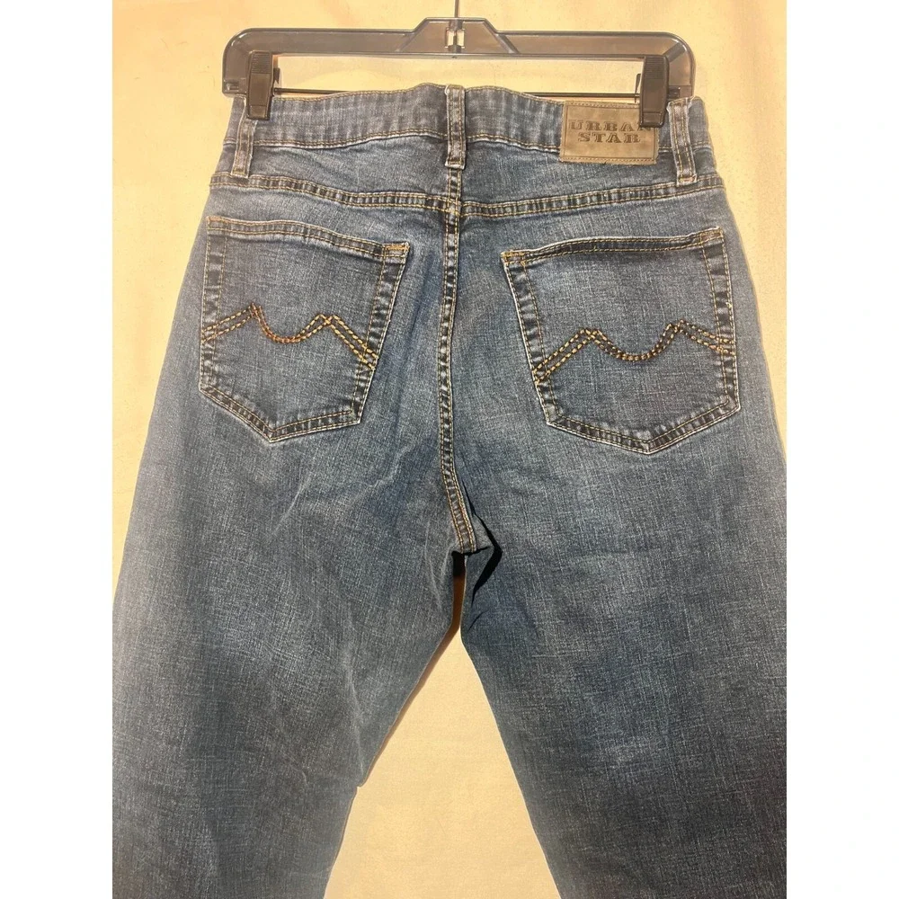 Urban Star Jeans Wear Straight Denim Men's Size 32X34 Blue Medium Wash A99